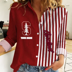 Limited Edition – Customized NCAA Stanford Cardinal Women Casual Shirt For Fan