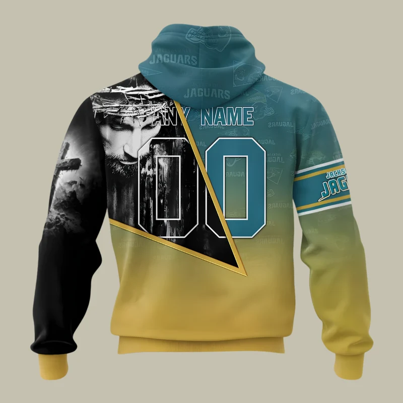 Limited Edition – Customized NFL Jacksonville Jaguars God’s Blessing T-Shirt, Hoodie & Zip Hoodie - Image 3