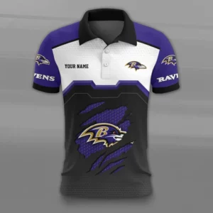 Limited Edition – Customized NFL Baltimore Ravens Polo Shirt
