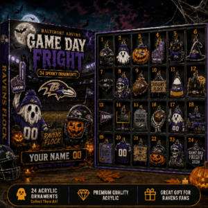 Custom Baltimore Ravens Halloween Blind Box Advent Calendar 2026 Ravens Halloween Merch