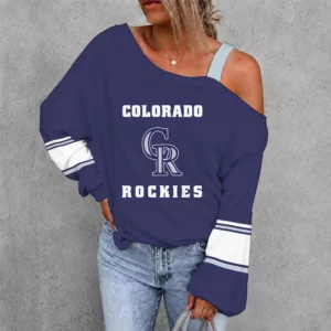 Limited Edition – Customized MLB Colorado Rockies Drop Shoulder Sweatshirt