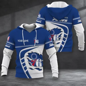 Limited Edition – Customized NBA Philadelphia 76Ers T-Shirt, Polo Shirt, Zip Polo Shirt, Sweatshirt, Hoodie & Zip Hoodie