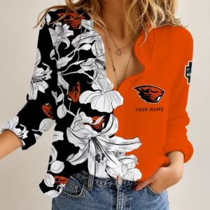 Limited Edition – Customized NCAA Oregon State Beavers Women Casual Shirt