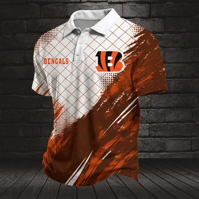 Limited Edition – Customized NFL Cincinnati Bengals Polo Shirt