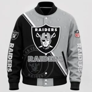 Limited Edition – Customized NFL Las Vegas Raiders Satin Varsity & Baseball Jacket