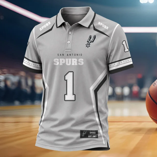 Limited Edition – Customized NBA San Antonio Spurs Polo Shirt