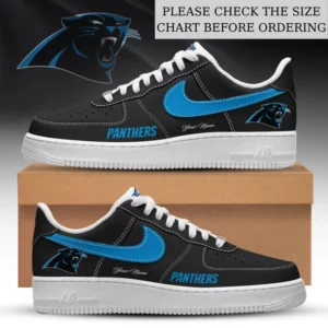 Limited Edition – Customized NFL Carolina Panthers Af1 Shoes