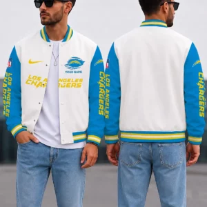 Limited Edition – Customized NFL Los Angeles Chargers Satin Varsity & Baseball Jacket