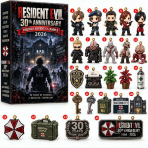 Resident Evil 30th Anniversary Advent Calendar 2026 Raccoon City Resident Evil Merch Gamer Gift