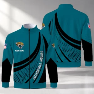 Limited Edition – Customized NFL Jacksonville Jaguars Stand Collar Jacket