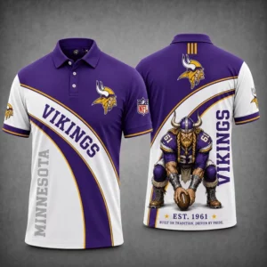 Limited Edition – Customized NFL Minnesota Vikings Polo Shirt