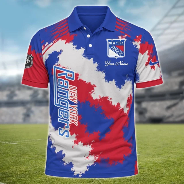 Limited Edition – Customized NHL New York Rangers Polo Shirt