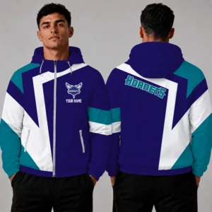 Limited Edition – Customized NBA Charlotte Hornets Windbreaker Jacket
