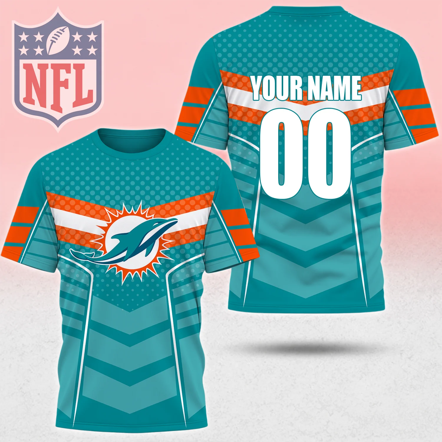 Limited Edition – Customized NFL Miami Dolphins Unisex T-Shirt