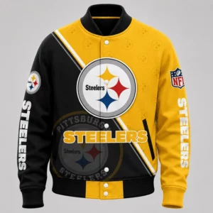 Limited Edition – Customized NFL Pittsburgh Steelers Satin Varsity & Baseball Jacket