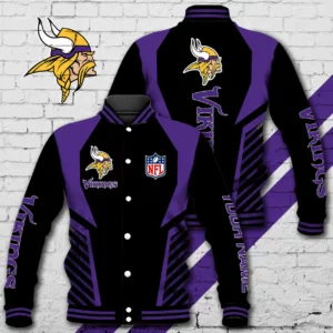 Limited Edition – Customized NFL Minnesota Vikings Satin Varsity & Baseball Jacket