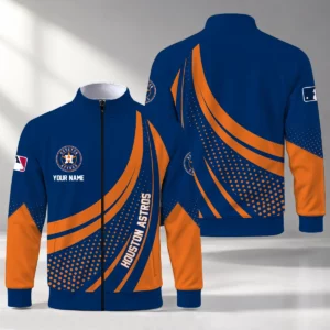 Limited Edition – Customized MLB Houston Astros Stand Collar Jacket