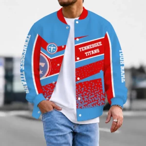 Limited Edition – Customized NFL Tennessee Titans Satin Varsity & Baseball Jacket