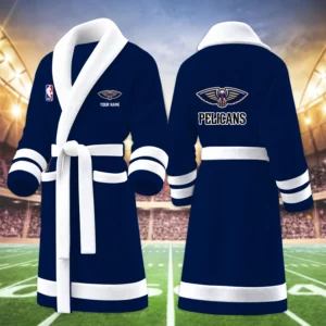 Limited Edition – Customized NBA New Orleans Pelicans Multicolor Fleece Bathrobe