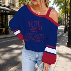Limited Edition – Customized NFL New York Giants Drop Shoulder Sweatshirt