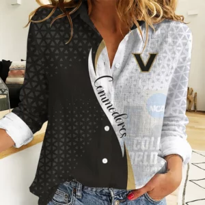 Limited Edition – Customized NCAA Vanderbilt Commodores Women Casual Shirt For Fan