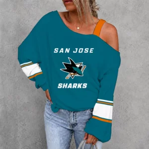Limited Edition – Customized NHL San Jose Sharks Drop Shoulder Sweatshirt