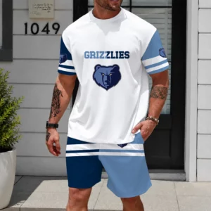 Limited Edition – Customized NBA Memphis Grizzlies Unisex T-Shirt & Shorts Set