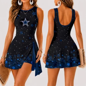 Limited Edition – Customized NFL Dallas Cowboys Women’s Summer Skort Dress