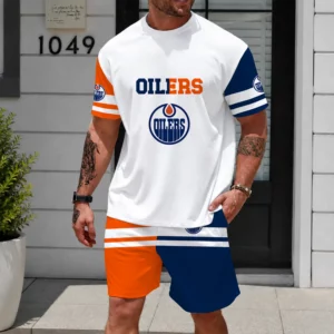 Limited Edition – Customized NHL Edmonton Oilers Unisex T-Shirt & Shorts Set