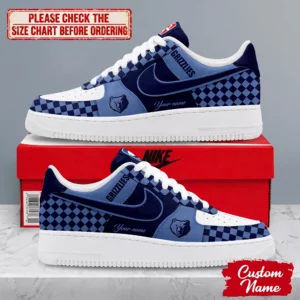 Limited Edition – Customized NBA Memphis Grizzlies Af1 Sneakers
