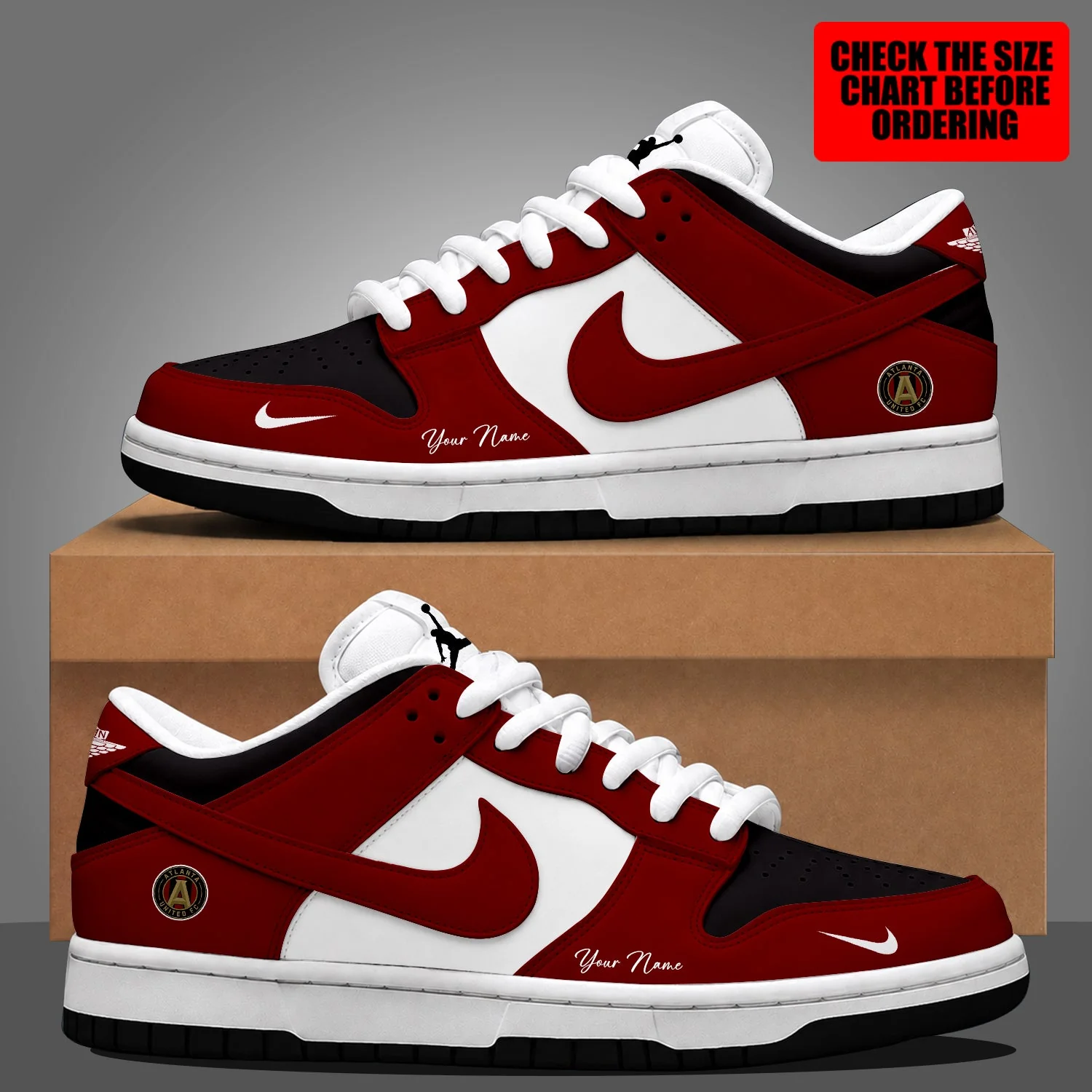 Limited Edition – Customized MLS Atlanta United Fc Dunk Low Shoes