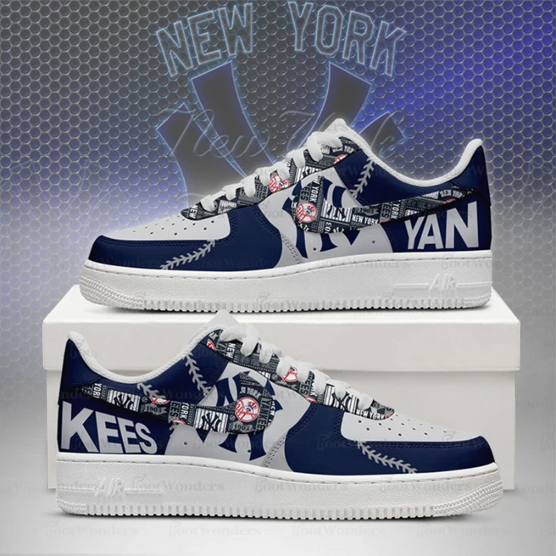 Limited Edition – Customized MLB New York Yankees Air force 1 Shoes