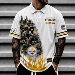 Limited Edition – Customized NFL Pittsburgh Steelers Polo Shirt