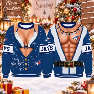 Limited Edition – Customized MLB Toronto Blue Jays Christmas Unisex Sweatshirt