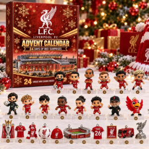 Liverpool FC Advent Calendar 2026 Liverpool FC Fan Xmas Advent Calendar Sport Gift