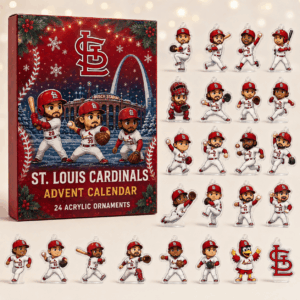 St Louis Cardinals Christmas Advent Calendar Xmas Advent Calendar Best Gifts For Fans