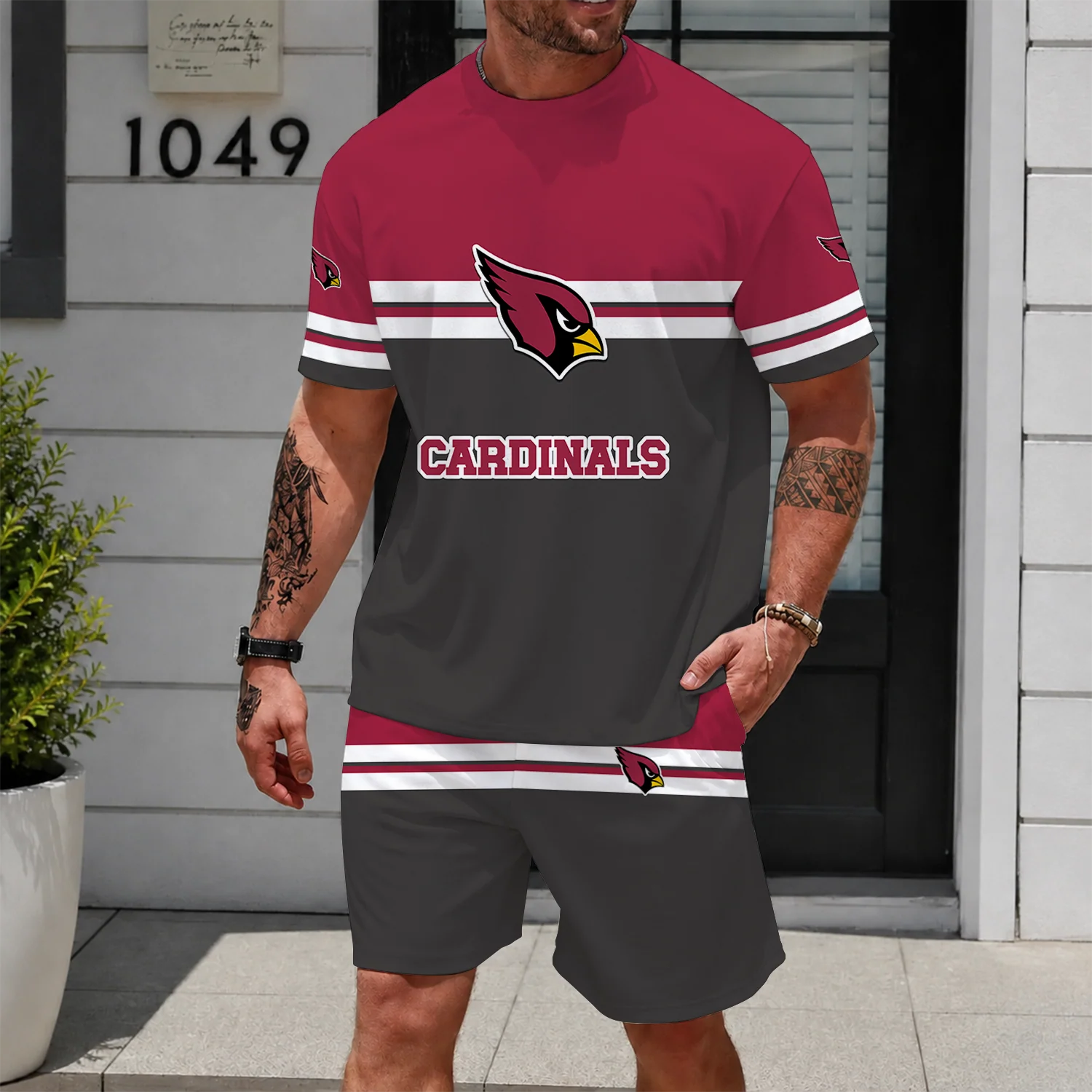 Limited Edition -customized NFL Arizona Cardinals Unisex T-Shirt & Shorts Set