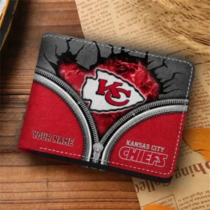 Limited Edition – Customized NFL Kansas City Chiefs Leather Wallet