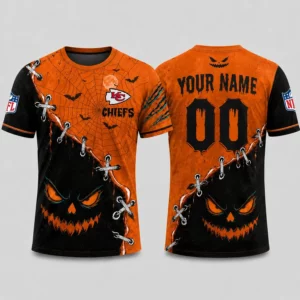 Limited Edition – Customized NFL Kansas City Chiefs Halloween Unisex T-Shirt