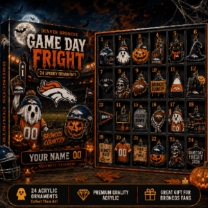 Custom Denver Broncos Halloween Blind Box Advent Calendar 2026 Broncos Halloween Merch