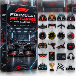 Formula 1 Pit Garage Advent Calendar 2026 Motorsport Christmas Countdown Gift