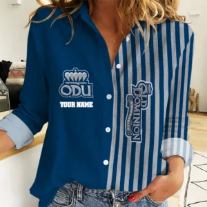 Limited Edition – Customized NCAA Old Dominion Monarchs Women Casual Shirt For Fan