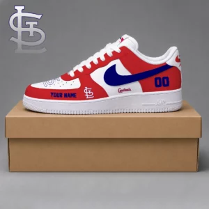 Limited Edition – Customized MLB St. Louis Cardinals Af1 Shoes