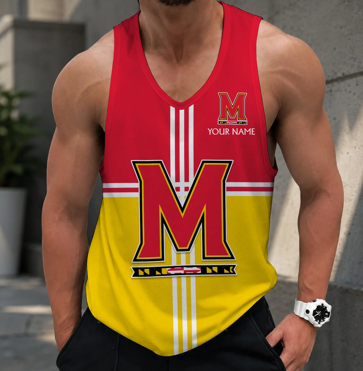 Limited Edition – Customized NCAA Maryland Terrapins Strappy Unisex Tank Top