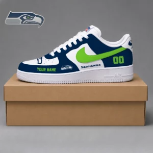 Limited Edition – Customized NFL Seattle Seahawks Af1 Shoes