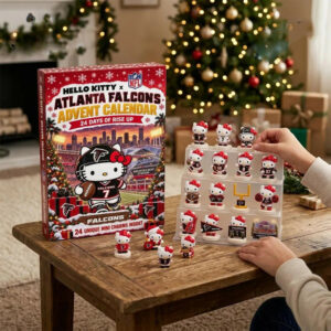 Hello Kitty x Atlanta Falcons 2026 NFL Advent Calendar Falcons Football Decor Father Gift