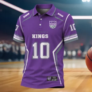 Limited Edition – Customized NBA Sacramento Kings Polo Shirt