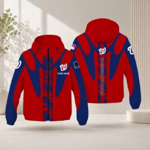 Limited Edition – Customized MLB Washington Nationals Windbreaker Jacket