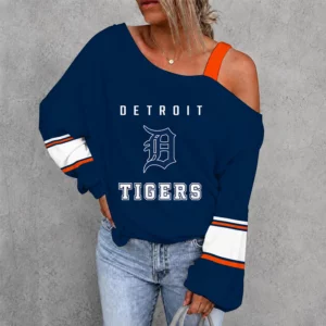 Limited Edition – Customized MLB Detroit Tigers Drop Shoulder Sweatshirt