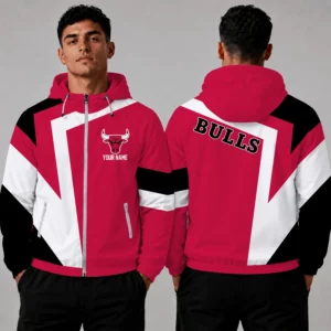 Limited Edition – Customized NBA Chicago Bulls Windbreaker Jacket